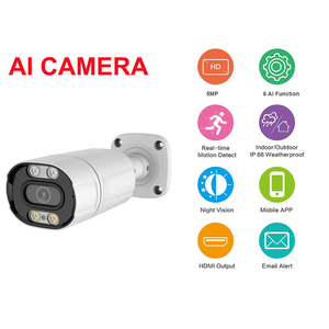 スマート5MP顔検出顔認識4CH防犯カメラSystemai顔認識カメラ出席用 - Product Image 2