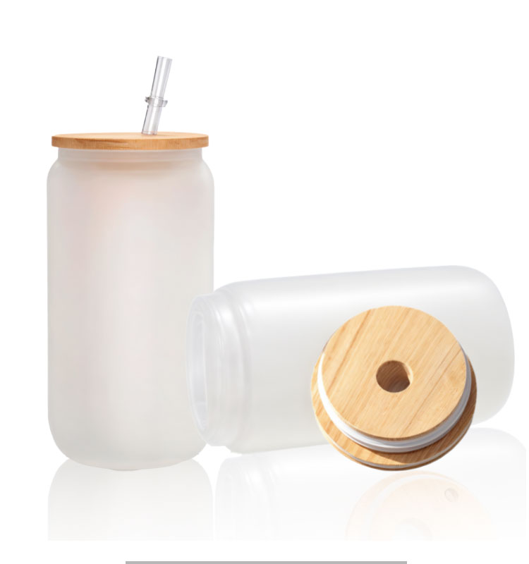 verre dépoli transparent - 16 oz
