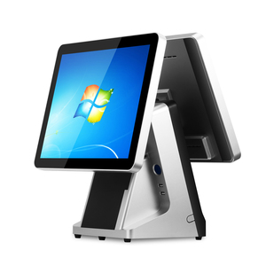 15 дюймов двойной сенсорный экран POS машины windows Ресторан Точка продаж системы POS электронный кассовый аппарат smart - Product Image 3