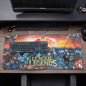 Custom Die Cut Heated Transfer Printed with Anti-Slip Base for <strong>Computer</strong> <strong>Use</strong> Featuring Custom Logo Super Soft Gaming <strong>Mouse</strong> Pad - Product Image 4