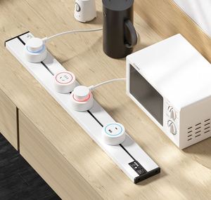 Toma de corriente con interruptor Toma de corriente Extensión eléctrica Salida Módulo extraíble con indicador LED Enchufe universal del Reino Unido Adaptadores de USB-C - Product Image 3