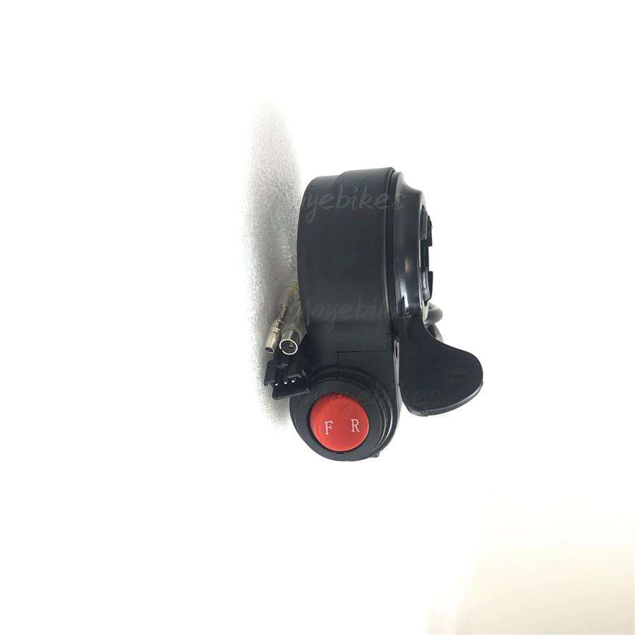 thumb throttle with forward and reverse function