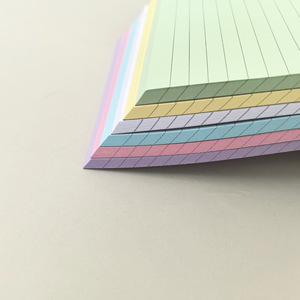 Wholesale Simple Horizontal Line A5 Color Paper Book Self-Adhesive Portable Cross-Border <strong>Notebook</strong> for <strong>Memos</strong> Plans and <strong>Notes</strong>
