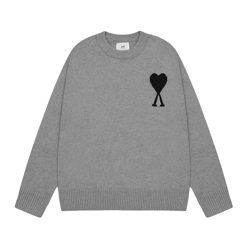 Coeur gris noir