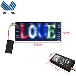 Soft <strong>Matrix</strong> Panel APP <strong>Control</strong> Flexible <strong>Led</strong> Screen Car Window Scrolling <strong>Display</strong> Text Pattern Animation <strong>LED</strong> Signage - Product Image 1