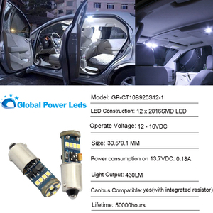 4サイドカラーt10ba9scanbusバックアップLED 2016smd12v小型LED反転電球車用OBDにエラーなし - Product Image 6
