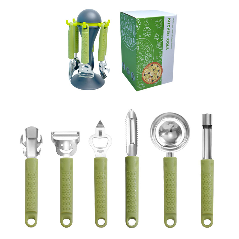 Green Kitchen tools set