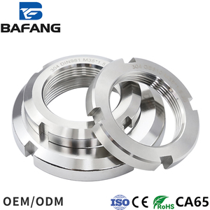 Có khía ngón tay cái 304 thép không gỉ Vòng Nut gb812 rãnh vòng Nut mang khóa chính xác Vòng NUT - Product Image 4