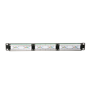 Panel de conexión LED 1U de 19 pulgadas con función de seguimiento LED panel de conexión RJ45
