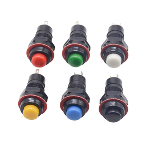 Interruttore a pulsante rettangolari a 3 Pin autobloccante materiale plastico livello IP55 Max corrente 10A/3A Max voltaggio 250V 22mm - Product Image 5