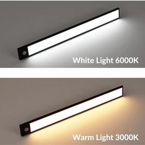 Brillo ajustable Armario Luz LED Batería recargable incorporada Luces de gabinete Sensor de movimiento - Product Image 6