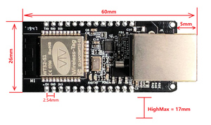 Esp32 Ethernet-Modul WT32-ETH01 esp32-Modul esp32-Entwicklungsplatine mit eingebetteter serieller Schnitts telle für IOT-Gateway - Product Image 2