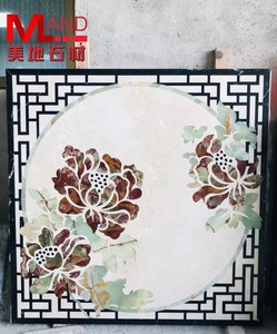 タイルインレイ大理石ウォータージェットパターン装飾石デザイン - Product Image 4