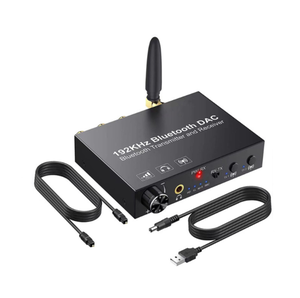 192Khz Digital a analógico Bluetooth 5,0 DAC audio digital a analógico Digital analogica SPDIF a RCA convertidor de Audio de ajuste de volumen - Product Image 1