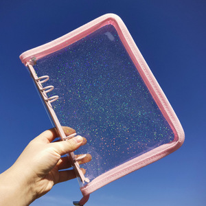 2025 New Simplicity School Student Loose-leaf <strong>Notebook</strong> A5/A6 Transparent PVC with 6-Holes Spiral <strong>Style</strong> Office-<strong>Style</strong> Gift Binder - Product Image 5