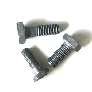 費用効果の高い1 "ホットディップ亜鉛メッキASME/ANSI B 18.2.1炭素鋼グレード8 ASTM F3125グレードA490六角ボルト - Product Image 4