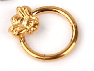 Anillo de abeja dorada