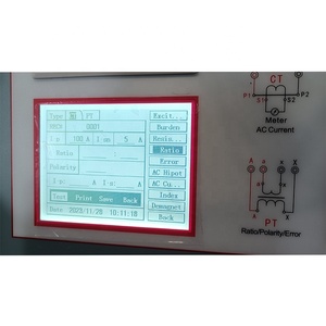 Probador automático eléctrico XZH XHTX201D que prueba el analizador CT PT