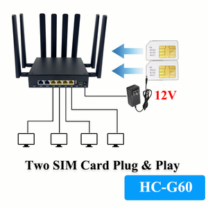 Huastlink HC-G60 PRO 5G Wireless Indoor Router With Dual Sim Card Wifi6 5g CPE Global <strong>Network</strong> 3000mbps Support POE Power - Product Image 5