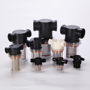 1/4พลาสติก "1/2" 3/8 "3/4" 1 "1 1/4" 1 1/2 "NPT ช่องระบายน้ำเข้าผู้หญิงช่องปล่อยตะกอนตัวกรองแบบอินไลน์สำหรับการชลประทาน - Product Image 1