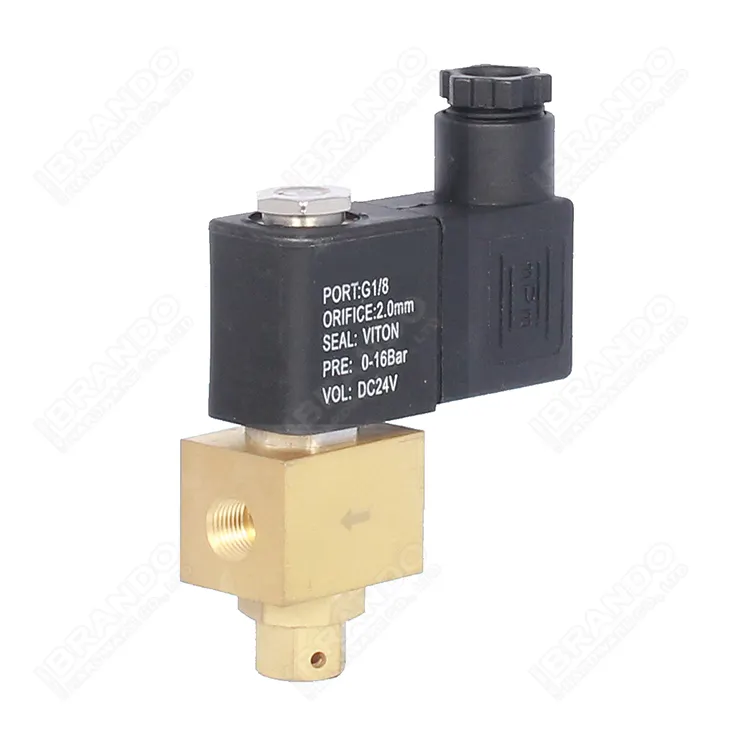 1/8 ''Debiet Verstelbare Messing Solenoid Operated Benzine Diesel Brandstofafsluiter 12V 24 V Dc 12 24 Volt DC12V DC24V