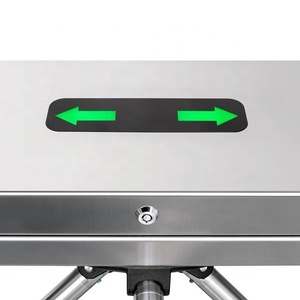 304 ispessito in acciaio inossidabile biometrico punto panoramico sistema di biglietteria controllo accessi RFID card strisciata QR code treppiede tornello - Product Image 3