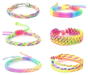 Cuerda elástica para pulsera, cuerda elástica de arcoíris para fabricación de joyas y manualidades - Product Image 4