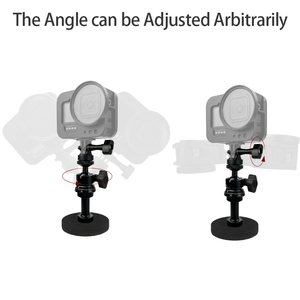 Magnetic Camera <strong>Mount</strong> with Mini Universal Head, Magnetic <strong>Mount</strong> Base Stand with <strong>1</strong>/<strong>4</strong>&quot; Thread Compatible with GoPro Hero Cameras - Product Image 3