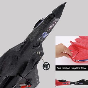 SU57 <strong>Model</strong> Unbreakable Radio Controlled Warplane Flugzeug Fixed Wing Foam <strong>Glider</strong> RC Plane Hand Throwing With Charger Included - Product Image 5
