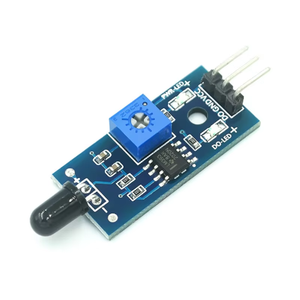 LM393 3-poliges 4-poliges IR-Flammen erkennungs sensor modul Brandmelder-Infrarot-Empfänger modul - Product Image 2