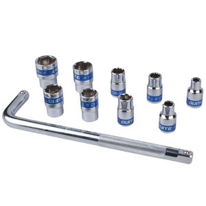 Evrensel 10 adet ekipman aletler el aletleri L kolu ile lokma anahtar Set 1/2 standart yuva araba tamir araçları kiti - Product Image 5