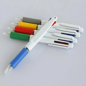 2合1多色笔多圆珠笔，带两个笔芯多色笔，带挂绳 - Product Image 2