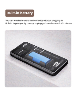 Black Card Touch <strong>Control</strong> Projector Android Mini Slim 4K Smart Portable Mobile <strong>DLP</strong> 3D Education Projector Battery Slim Pocket - Product Image 5