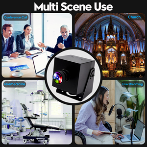 ELP geniş açı hiçbir bozulma USB kamera 4K H.265/H.264 2X dijital Zoom IMX415 30FPS bilgisayar monitörü eşzamanlı kamera - Product Image 6