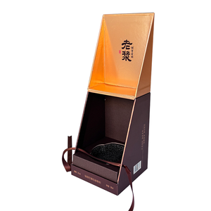 Sang Trọng Từ Bourbon Whiskey Quà Tặng Bao Bì Có Thể Gập Lại Các Tông Giấy Hộp In Ấn Với Thiết Kế Miễn Phí Với Từ Nắp - Product Image 6