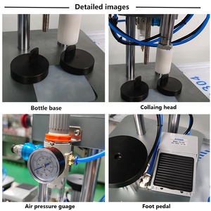 Mesin tutup penekan kerah alat Crimping Manual untuk botol kaca Crimp parfum