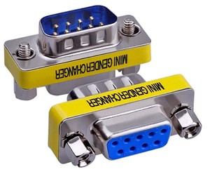 DB9 9 9pin maschio a maschio Mini cambio adattatore RS232 connettore seriale per l'home Theater e Android Twisted Pair uso - Product Image 3