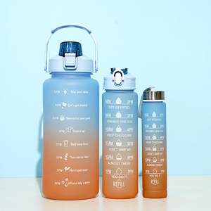 <span class=keywords><strong>2025</strong></span> bán buôn hot-in-1 thể thao chai nước bằng nhựa Set với rơm cho trẻ em motivational trường chai cho trẻ em - Product Image 4