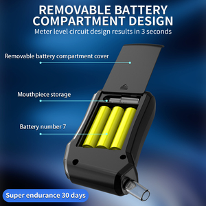 Rilevatore di alcol compatto con rilevamento attivo del colpo e Display LCD per il controllo di sicurezza della barra - Product Image 2