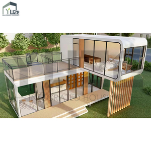 Sang Trọng Đúc Sẵn 2 Câu Chuyện Di Động Của Apple Cabin Nhà Nhanh Chóng Xây Dựng Prefab Di Động Modular Văn Phòng Xây Dựng - Product Image 2