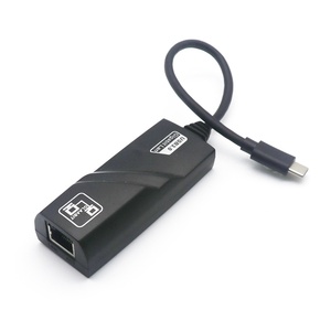 อะแดปเตอร์การ์ดเครือข่ายกิกะบิต USB สำหรับแล็ปท็อป Tablet-RJ45อะแดปเตอร์สายแลนอินเตอร์เฟสชนิด C ไดรเวอร์ฟรีตัวแปลงภายนอก