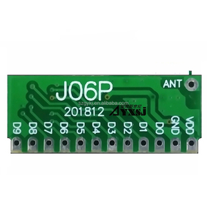 433Mワイヤレスリモートコントロールトランスミッターチップ6ボタンRFRFIC内蔵1527コードテストボードモジュール - Product Image 2