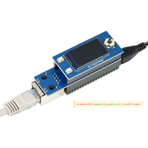 Ahududu Pi Pico Ethernet UART dönüştürücü modülü 10/100M ağ iletişimi, RPI Pico W için elektronik aksesuarı etkinleştirir