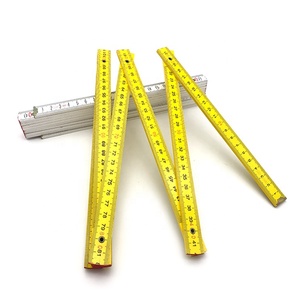 Özel Logo çok amaçlı 2m 10 katlanmış yüksek kaliteli çift taraflı ölçekli çizim ahşap katlanır cetvel - Product Image 1