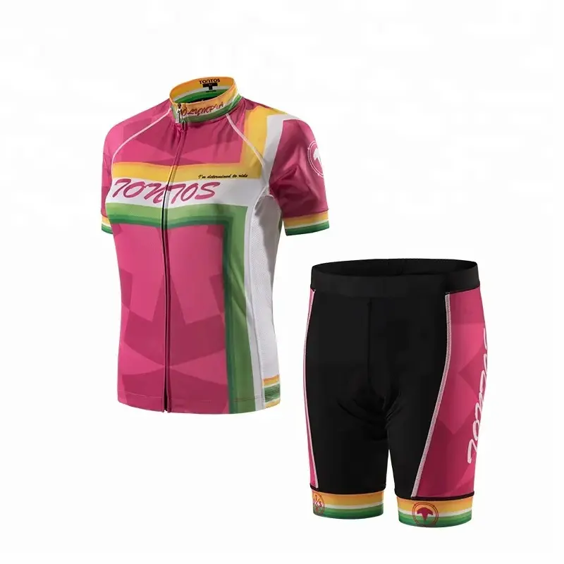 Maglie da ciclismo da uomo alla moda da donna top camicie da bicicletta abbigliamento da bici manica lunga Design personalizzato pantaloncini da ciclismo da donna