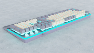 RGB LED Backlit Gaming Mini <strong>Keyboard</strong> USB &amp; BT Interface New <strong>Computer</strong> Laptop <strong>Combo</strong> for <strong>Desktop</strong> English Korean Russian in Box - Product Image 4