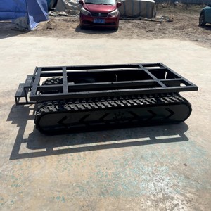 Customized Rubber Tracked Robot Platform <strong>Chassis</strong> Electric Remote Control Track <strong>Chassis</strong> - Product Image 5