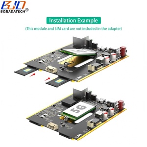 M.2 5G modulo to ETH RJ45 cablato adattatore Lan Dual SIM Card titolare con ventilatore e 4 antenne per Quectel RM520N-GL RM521F-GL RM530N-GL - Product Image 5