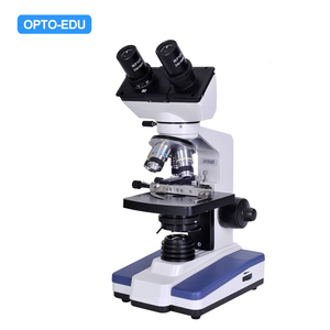 Binocular deslizante de OPTO-EDU A11.1133-C, microscopio de escala Vernial de 4x10x40x100x100 aumentos, quartiple acromático