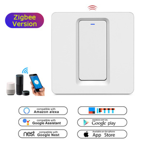 LEDEAST DS-112-1 ABS + PC Button Wall Switch Zigbee Smart Light Switch Smart <strong>Home</strong> <strong>Automation</strong> <strong>System</strong> - Product Image 1